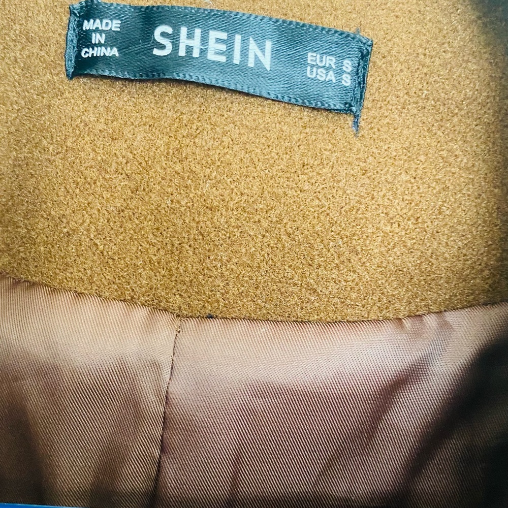 Double Button Raglan Sleeve Overcoat - Picture 8 of 14